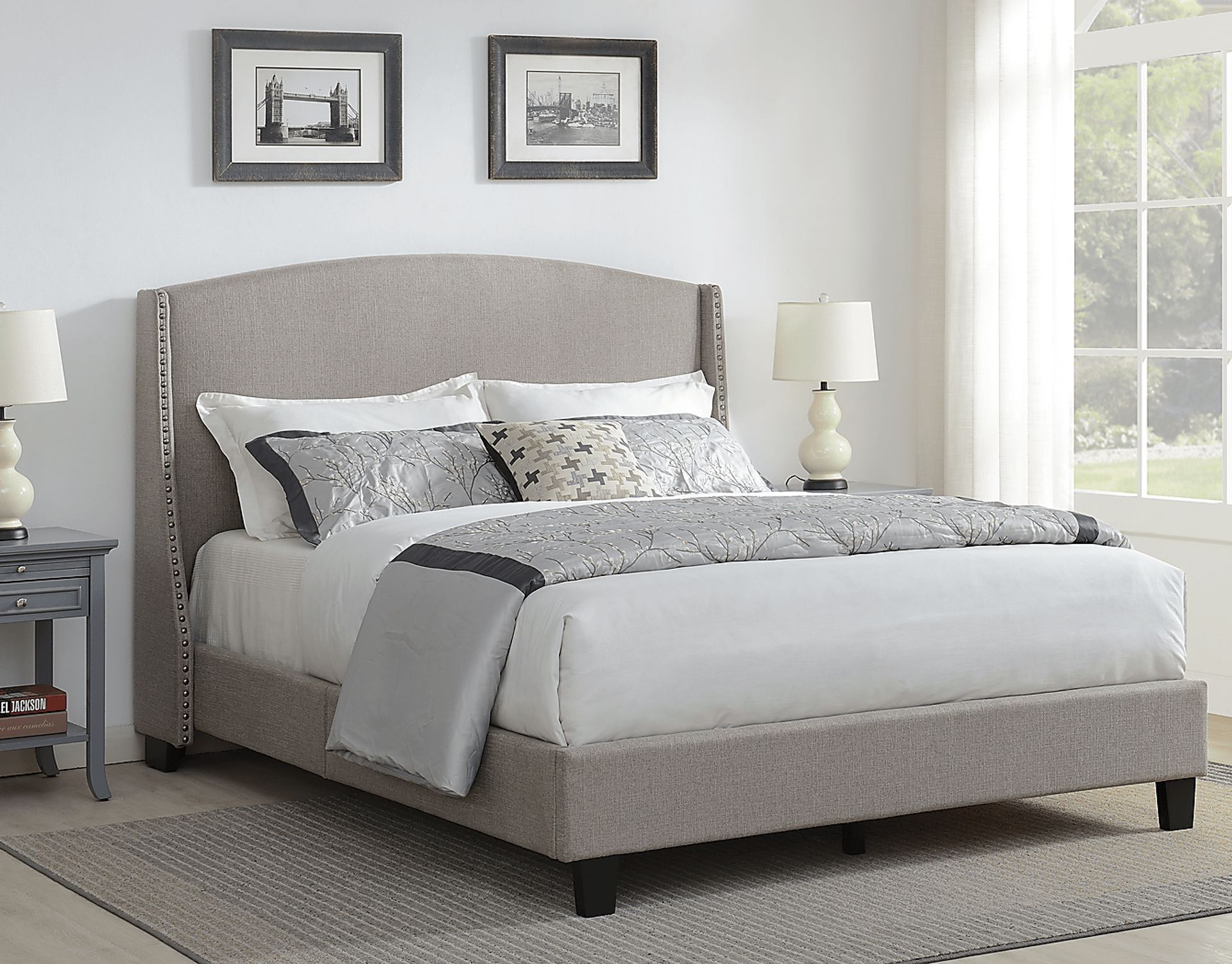 Niemann Gray Queen Bed - Image 9