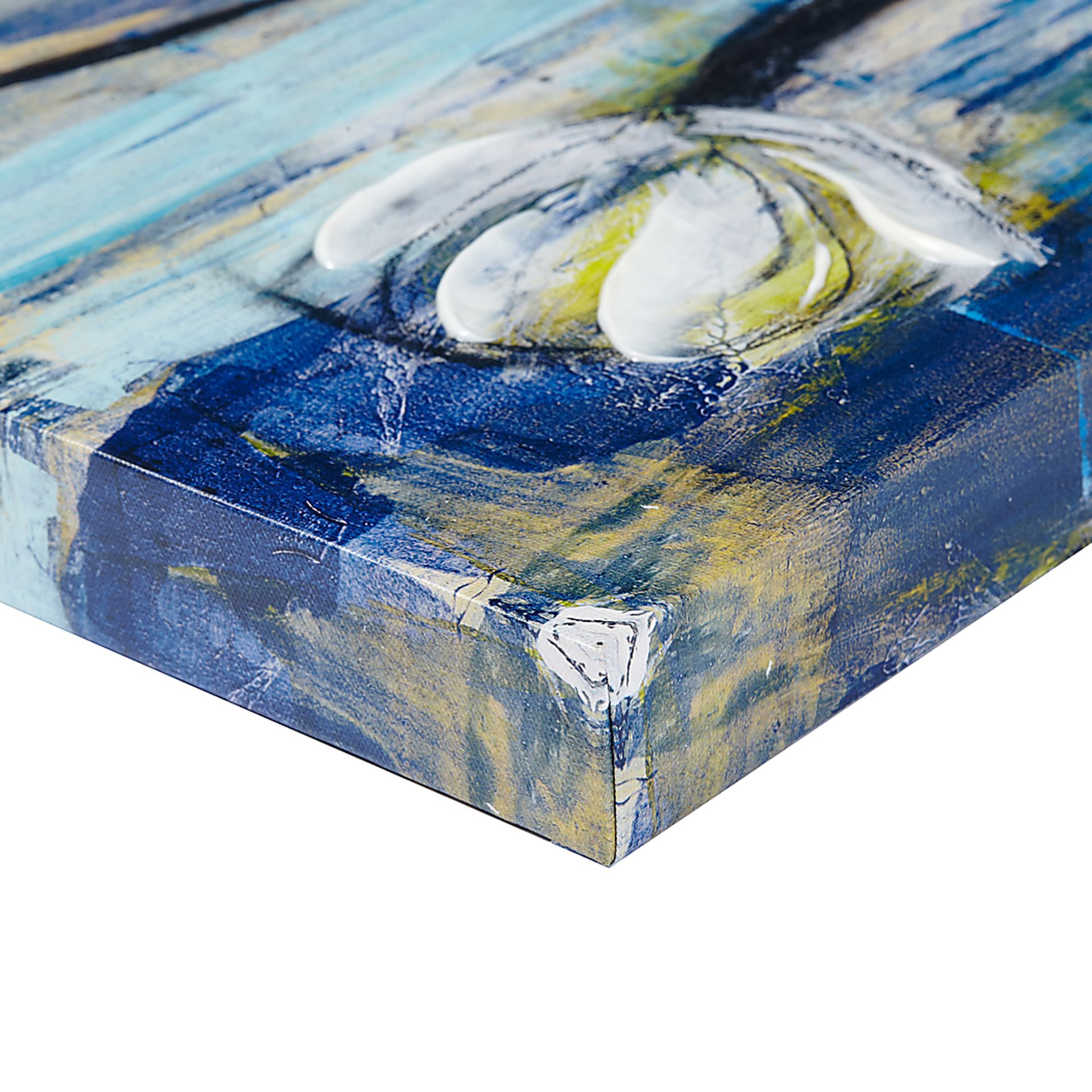 Night Blossom Blue Artwork, Set of 4 - Image 10