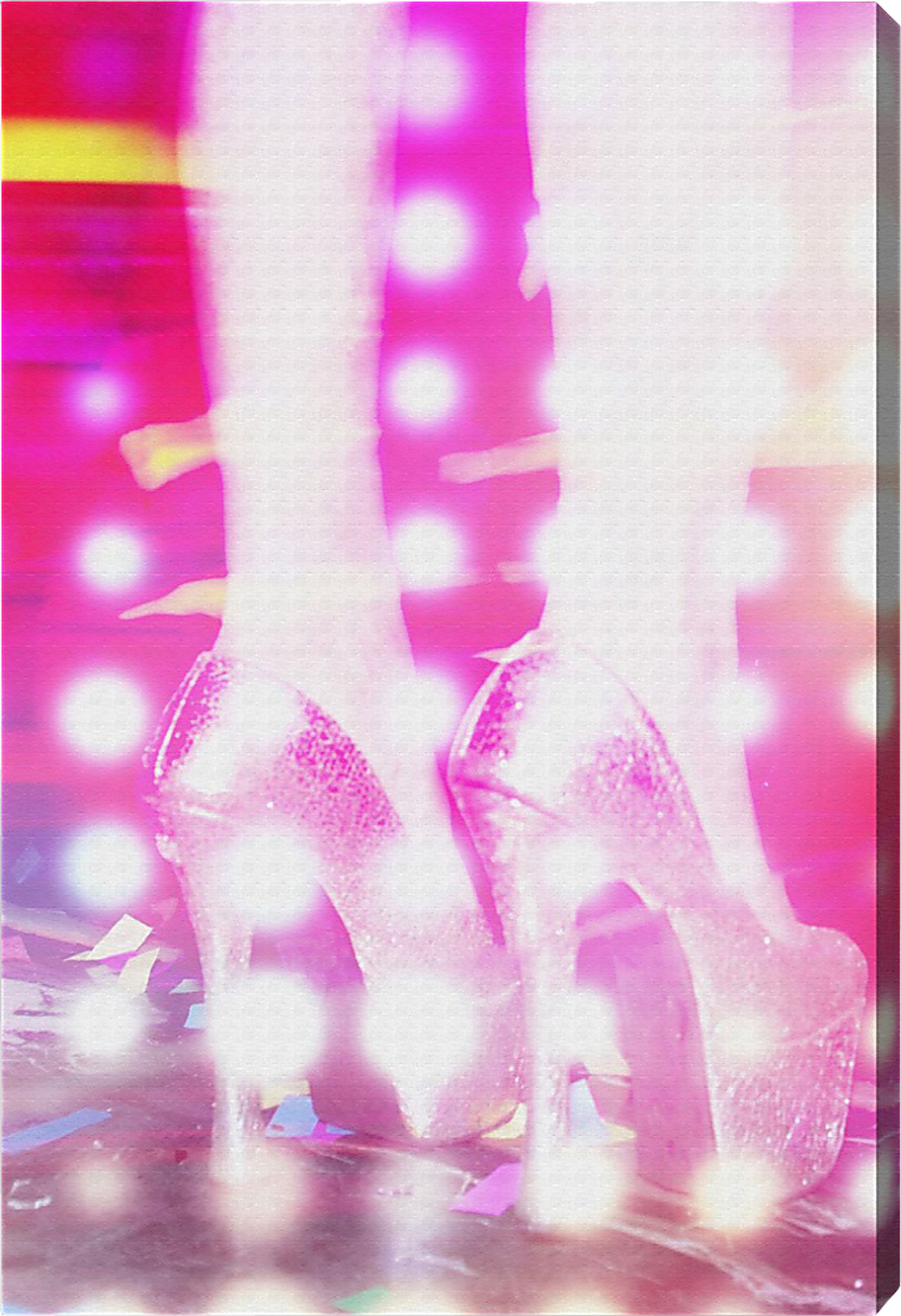 Night Scene Pink Artwork - Image 1