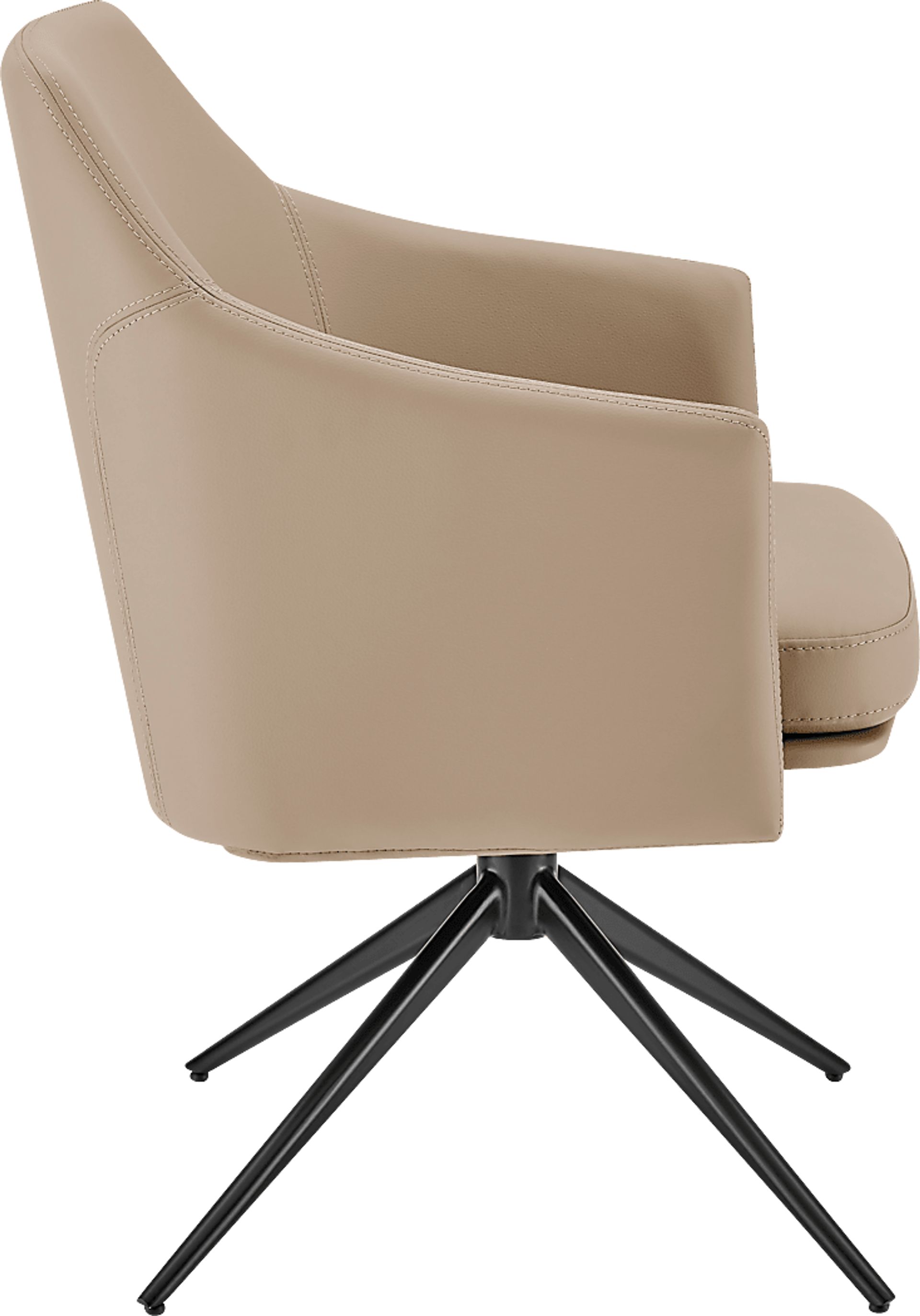 Nightpoint Taupe Swivel Arm Chair - Image 3