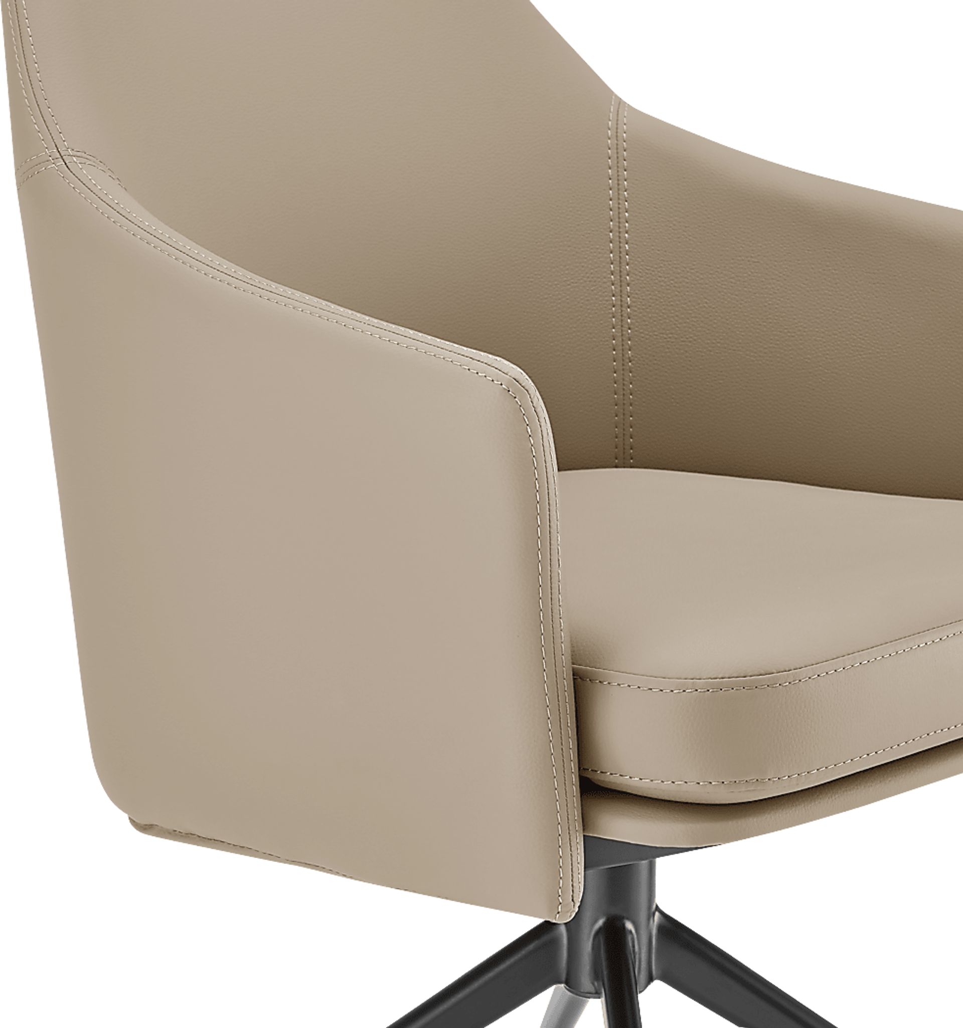 Nightpoint Taupe Swivel Arm Chair - Image 6