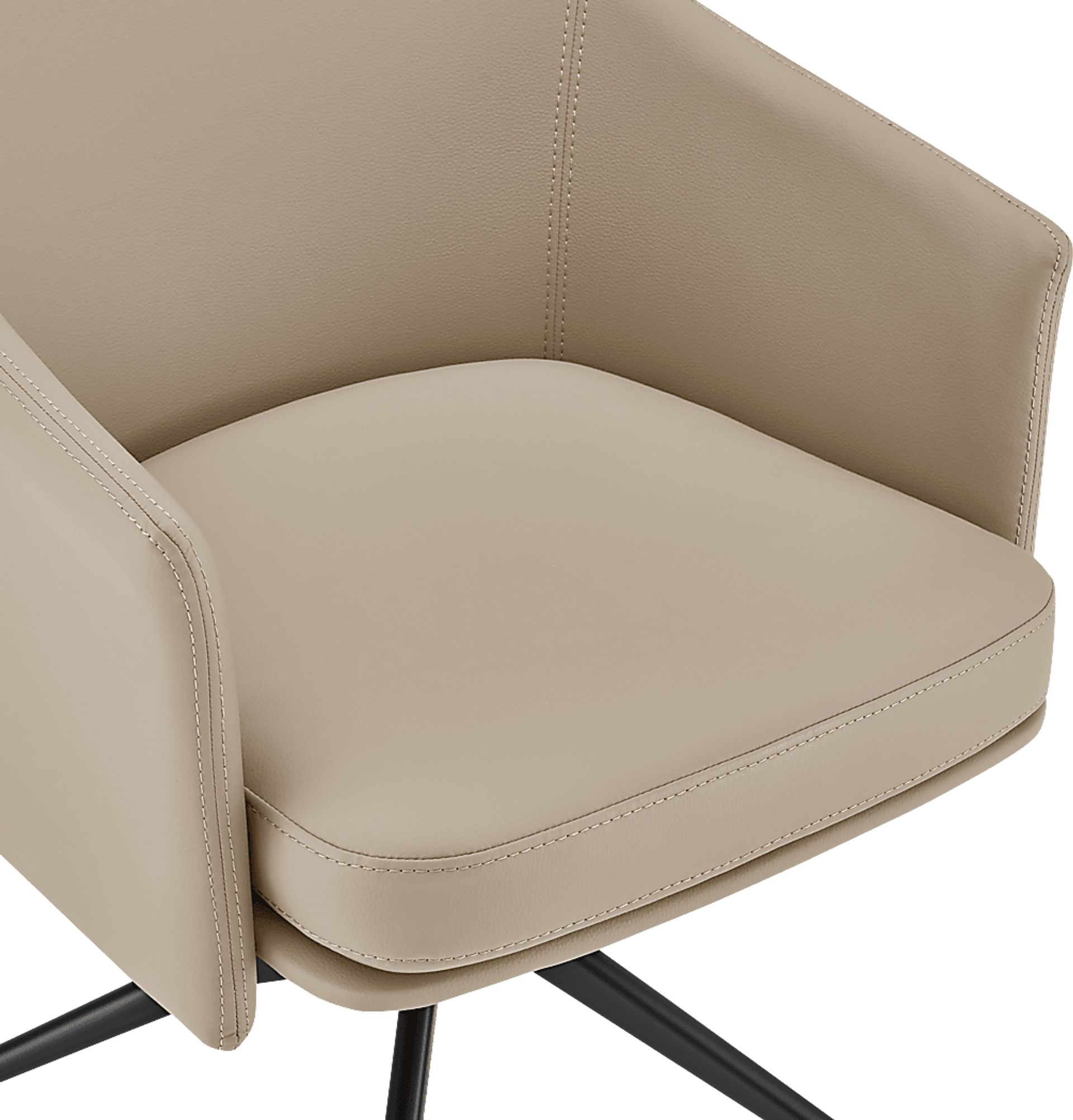 Nightpoint Taupe Swivel Arm Chair - Image 7