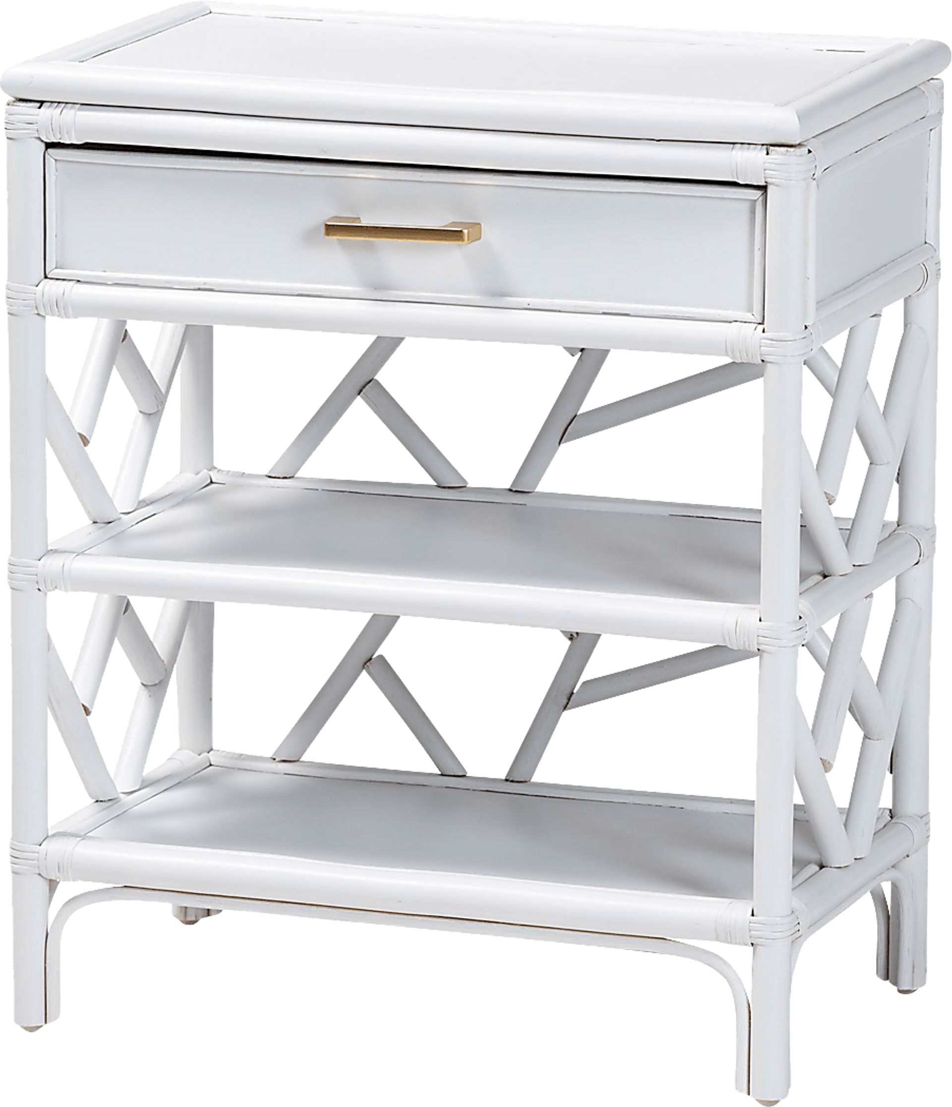 Nightshack White Nightstand - Image 1