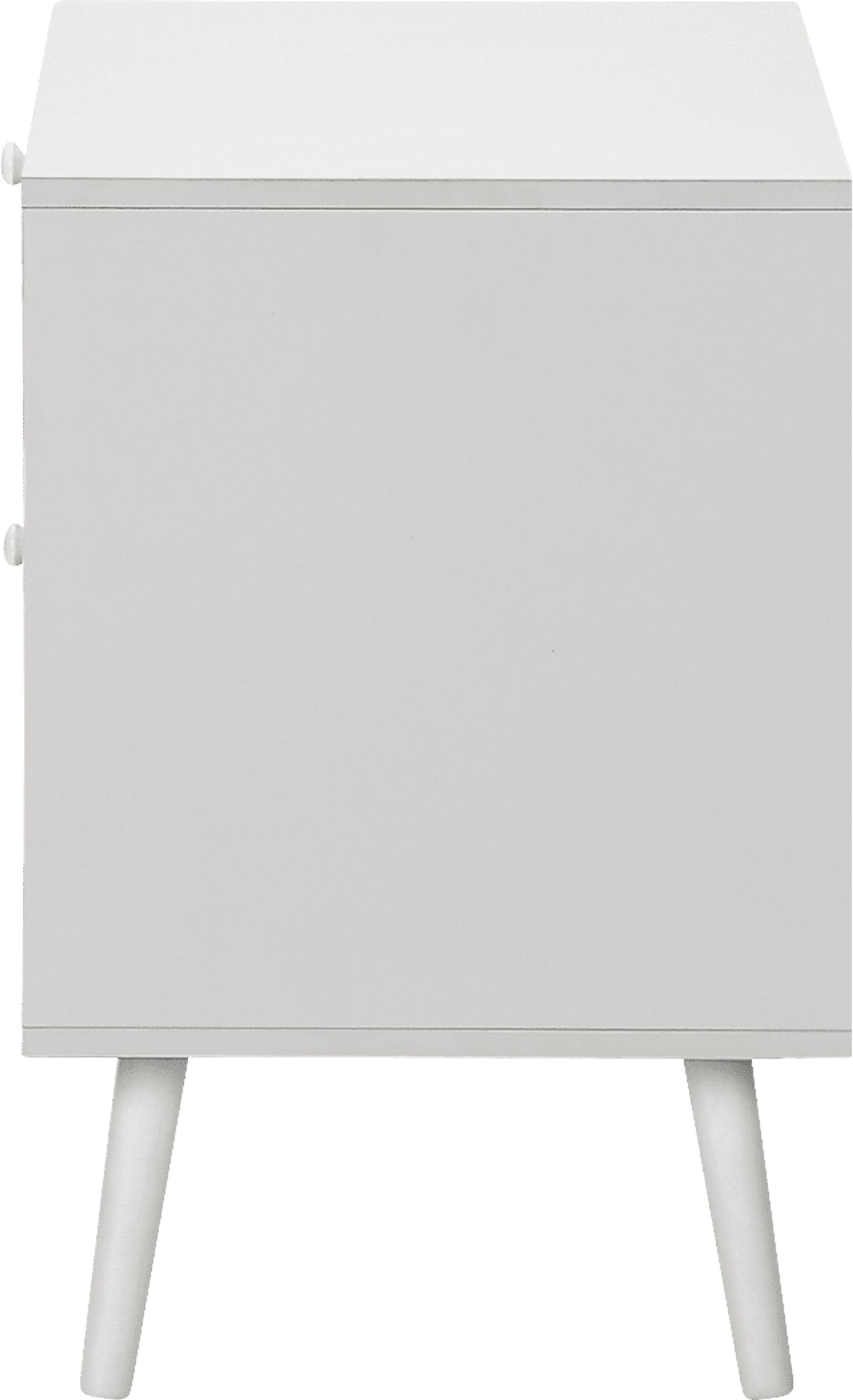 Nighttales White Nightstand - Image 3