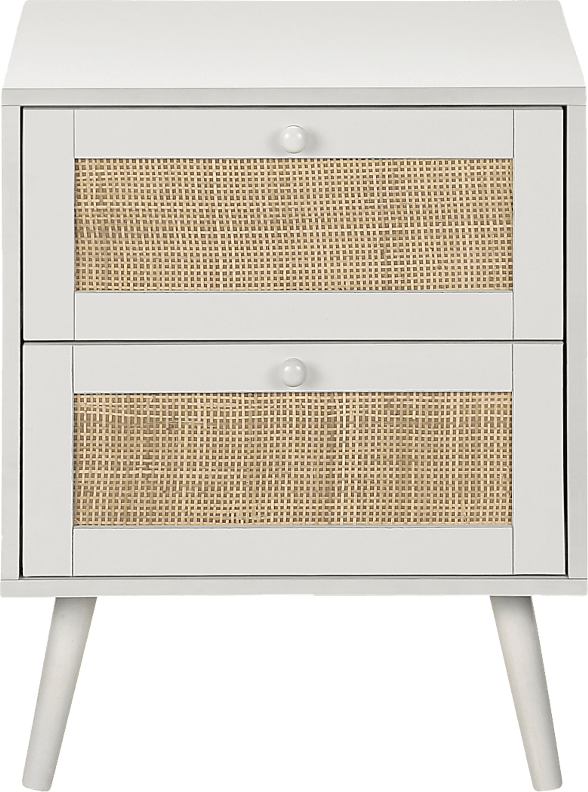 Nighttales White Nightstand - Image 4