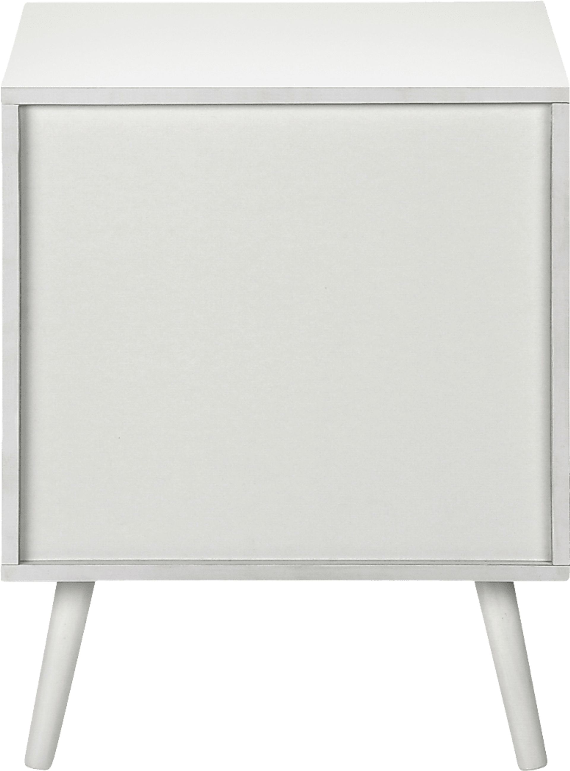 Nighttales White Nightstand - Image 6