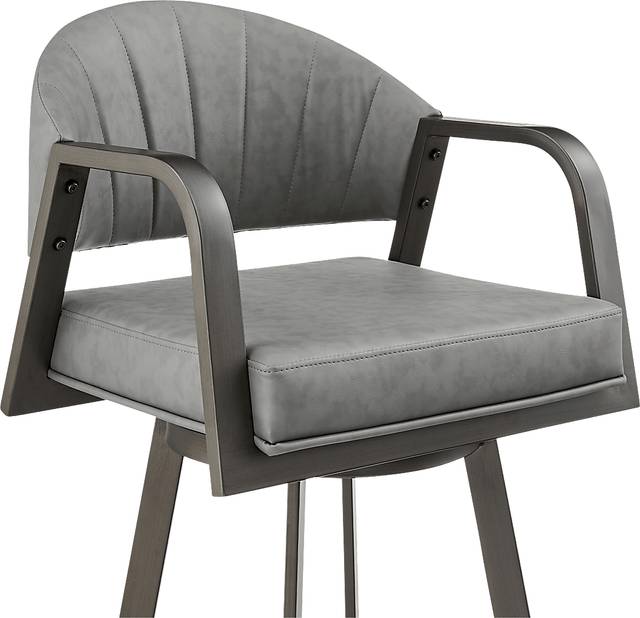 Nightwater Gray Barstool - Thumbnail - Image 5