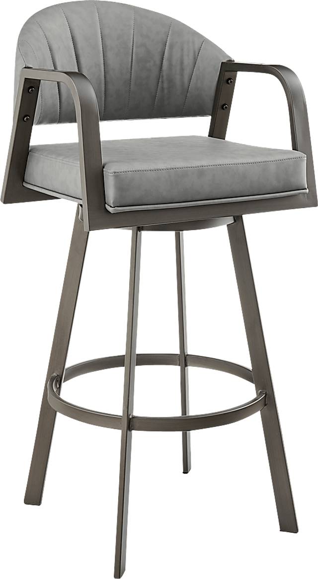 Nightwater Gray Barstool - Thumbnail - Image 1