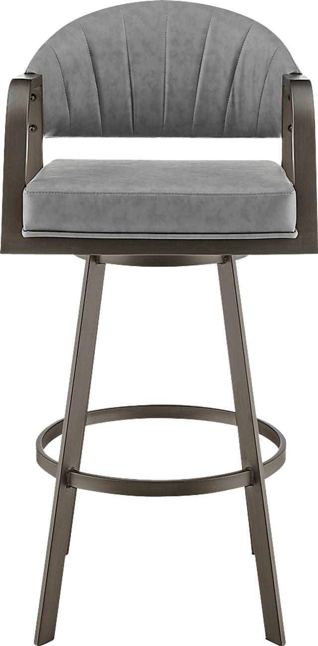 Nightwater Gray Counter Height Stool - Thumbnail - Image 4