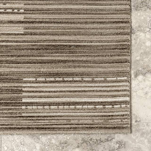Nikanor Beige 2' x 8' Indoor/Outdoor Runner Rug - Thumbnail - Image 5