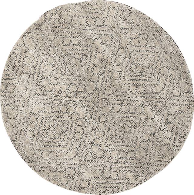 Nikita Gray 7'10" Round Rug - Thumbnail - Image 1