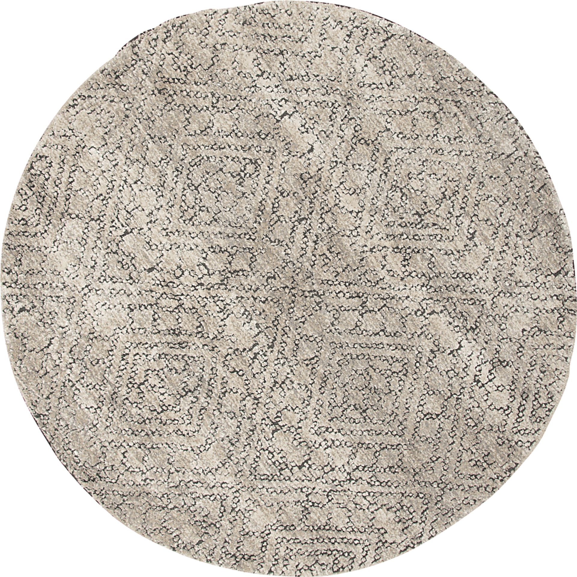 Nikita Gray 7'10" Round Rug - Image 1
