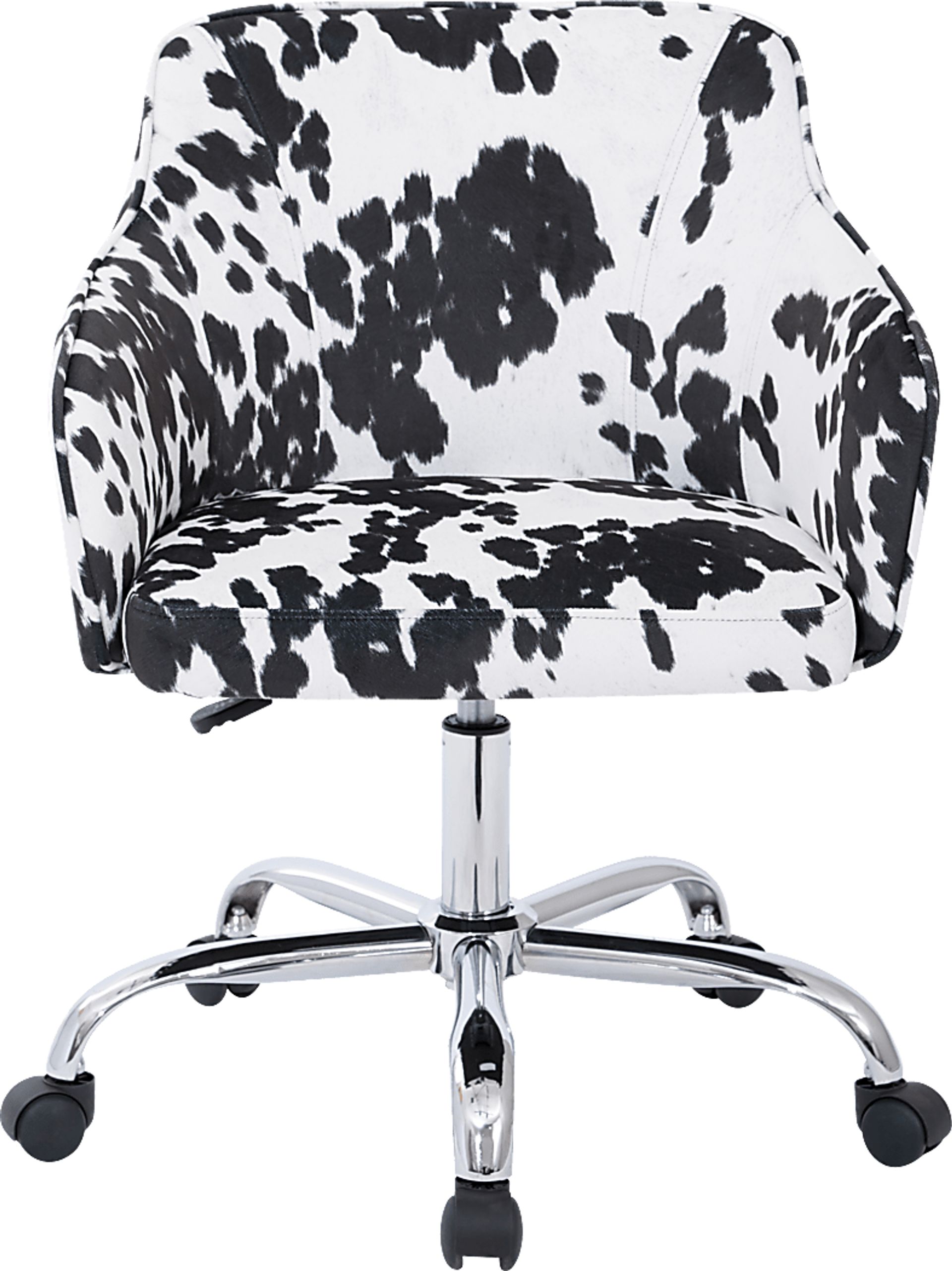Nikitta Black/White Office Chair - Image 3