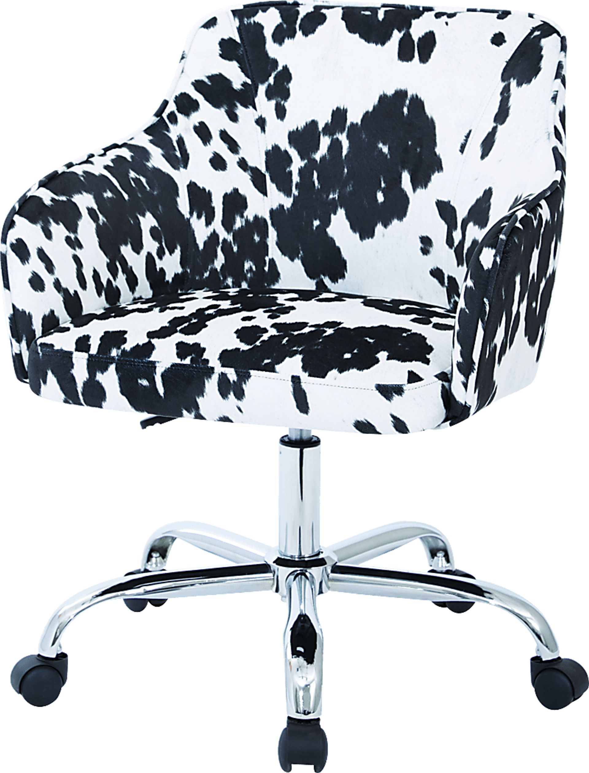 Nikitta Black/White Office Chair - Image 4
