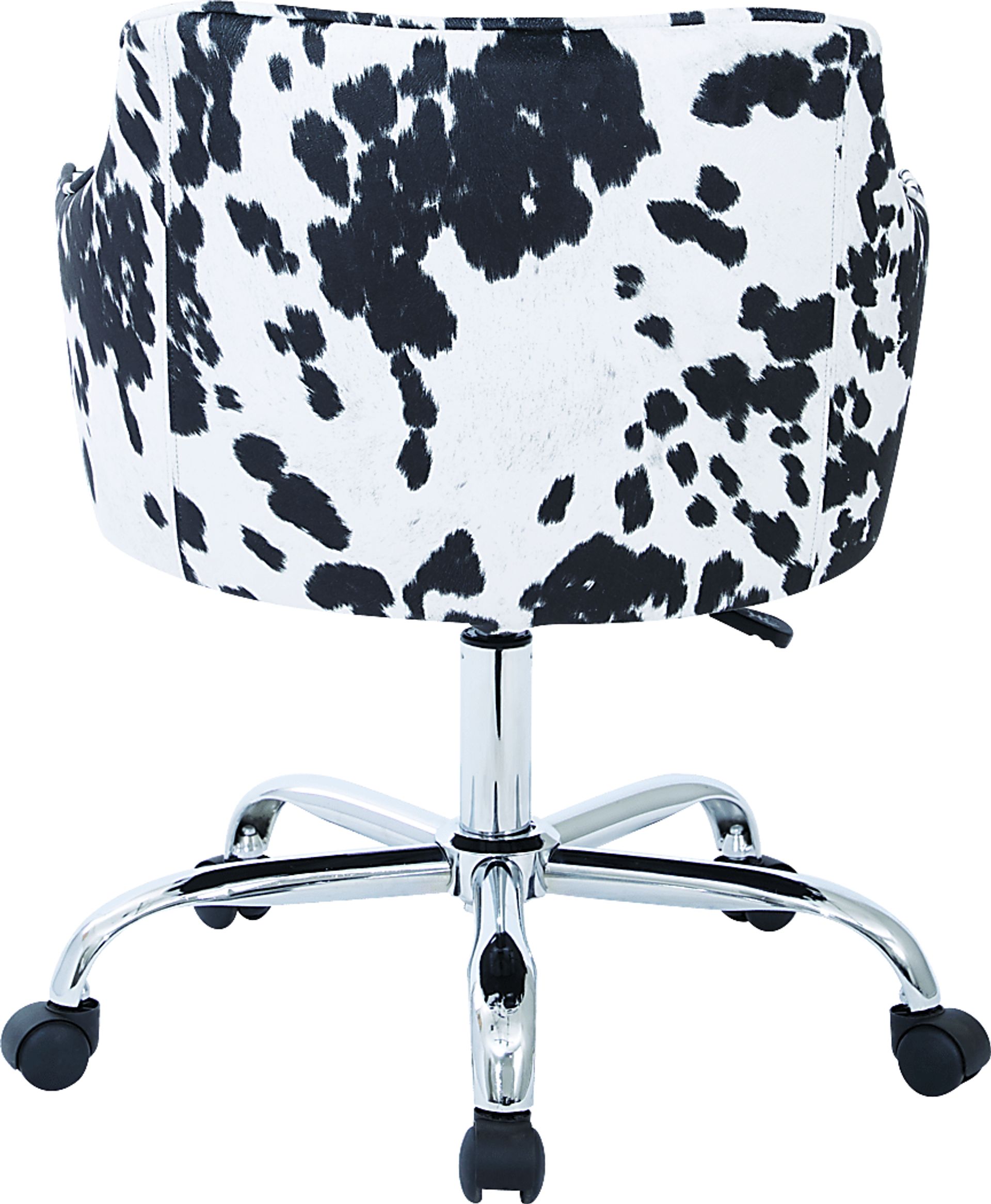 Nikitta Black/White Office Chair - Image 6
