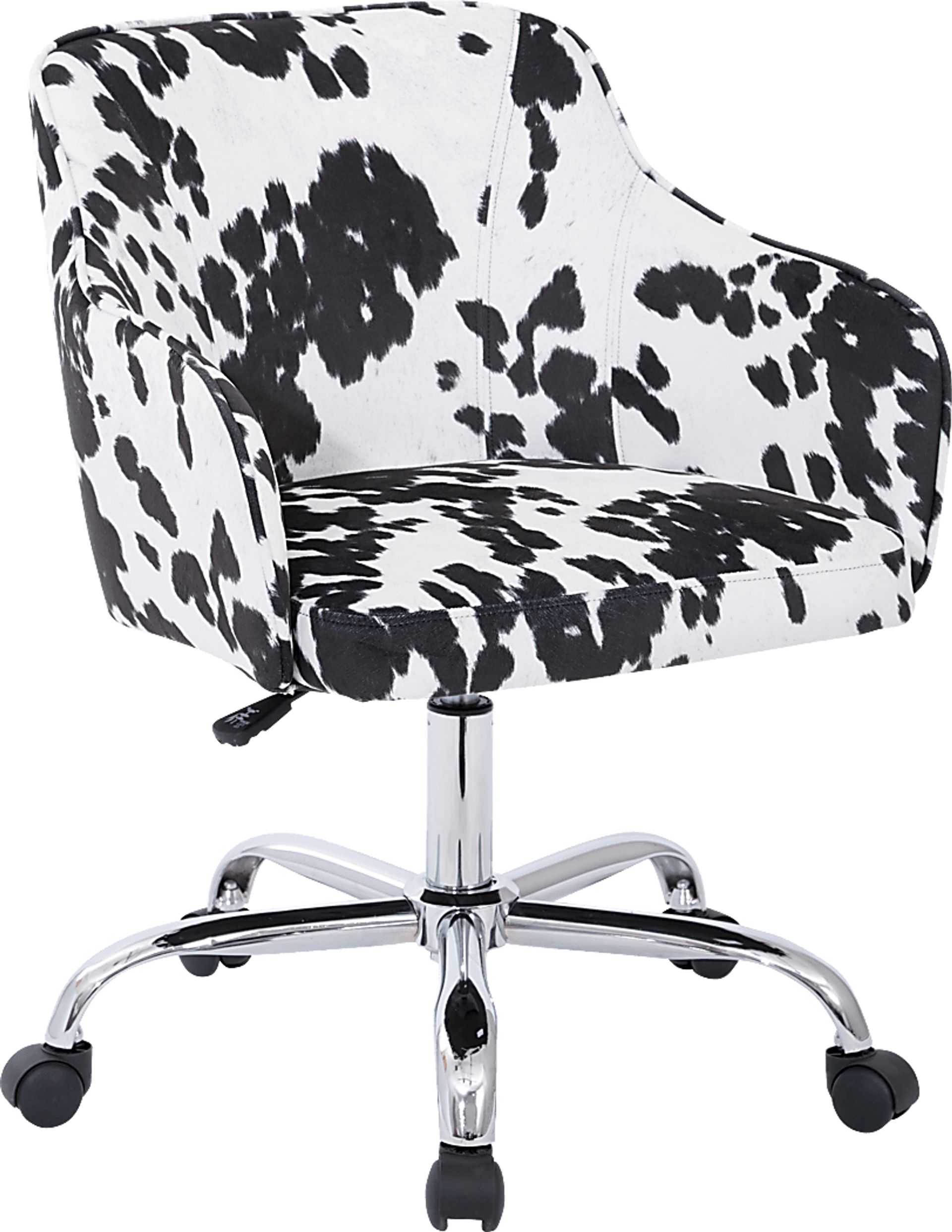 Nikitta Black/White Office Chair - Image 1