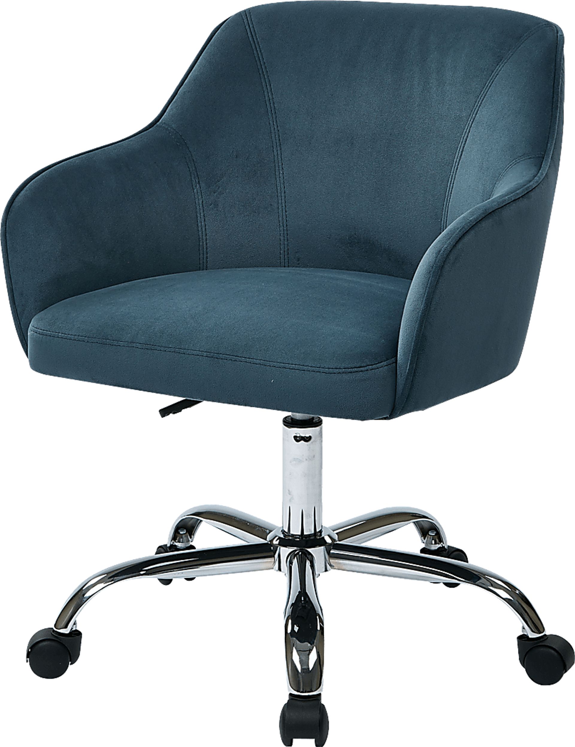 Nikitta Blue Office Chair - Image 6