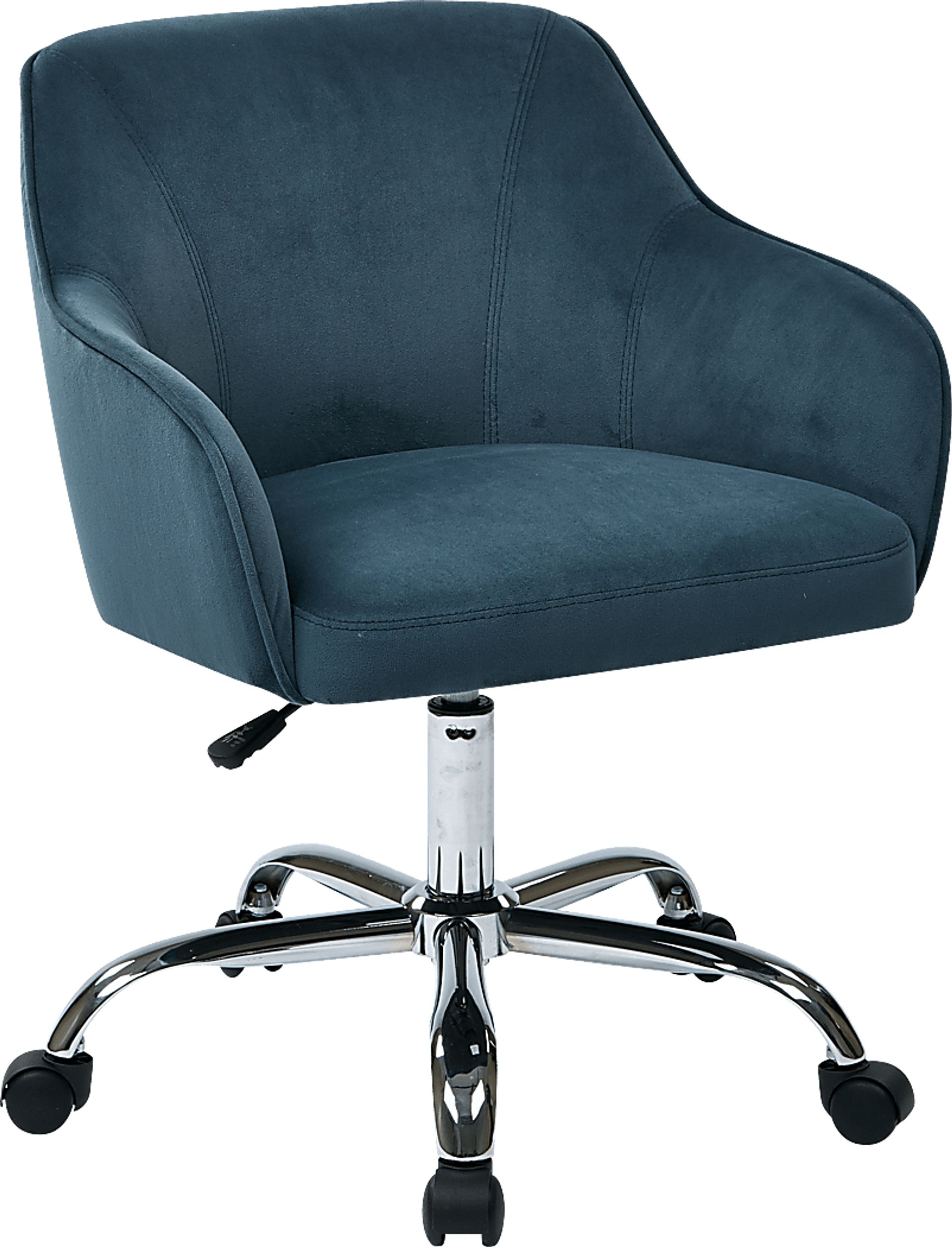 Nikitta Blue Office Chair - Image 1