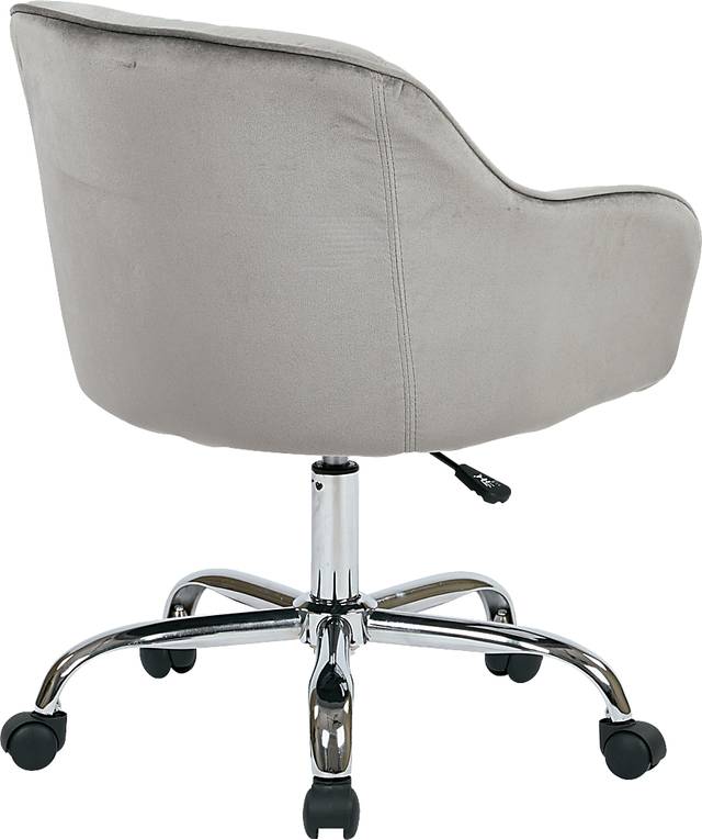 Nikitta Gray Office Chair - Thumbnail - Image 2