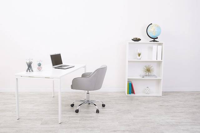 Nikitta Gray Office Chair - Thumbnail - Image 5