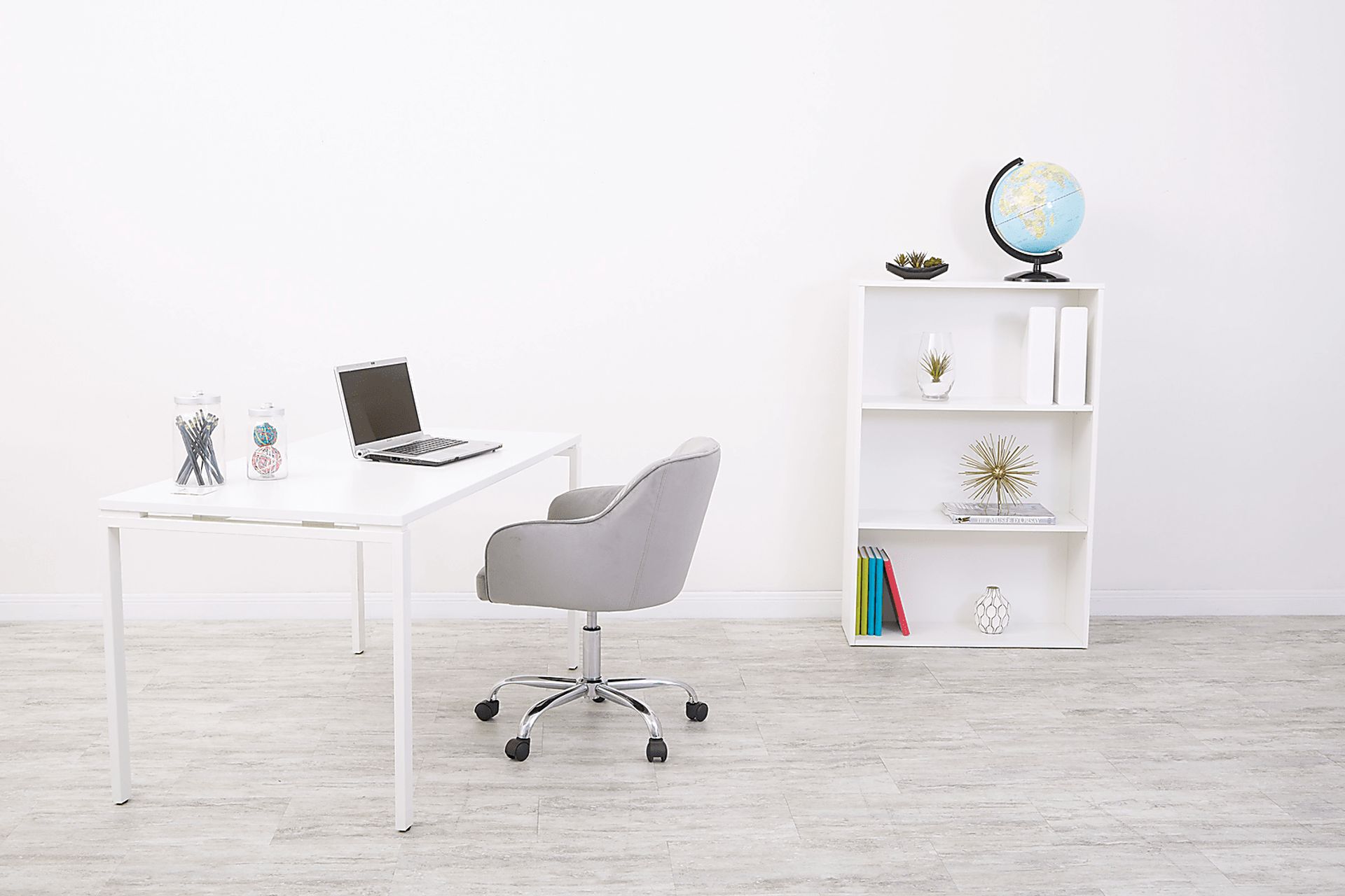Nikitta Gray Office Chair - Image 5