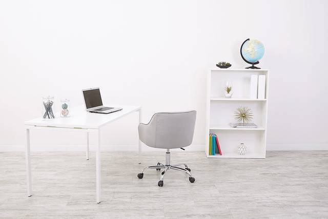 Nikitta Gray Office Chair - Thumbnail - Image 6