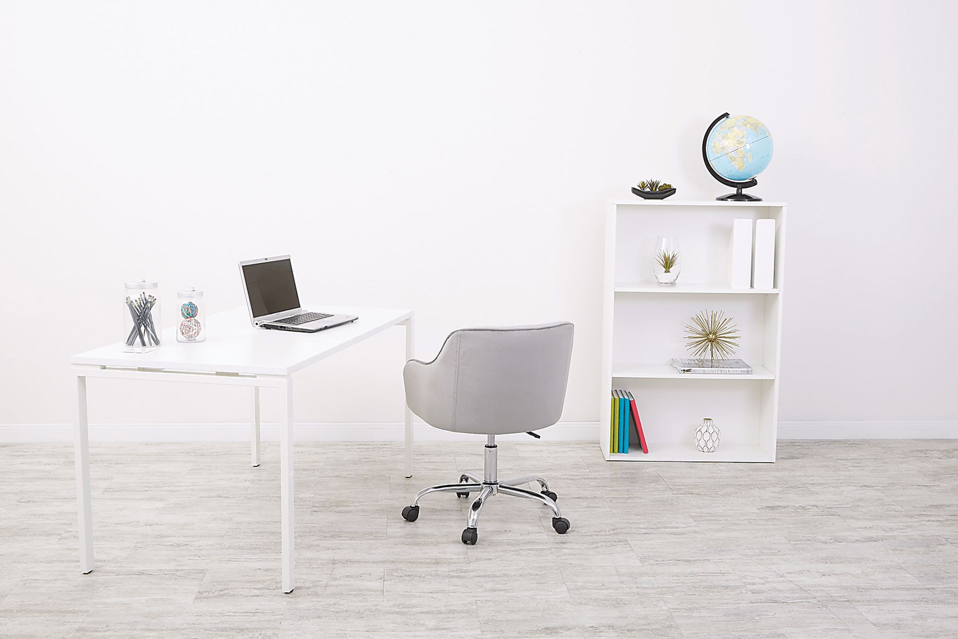 Nikitta Gray Office Chair - Image 6