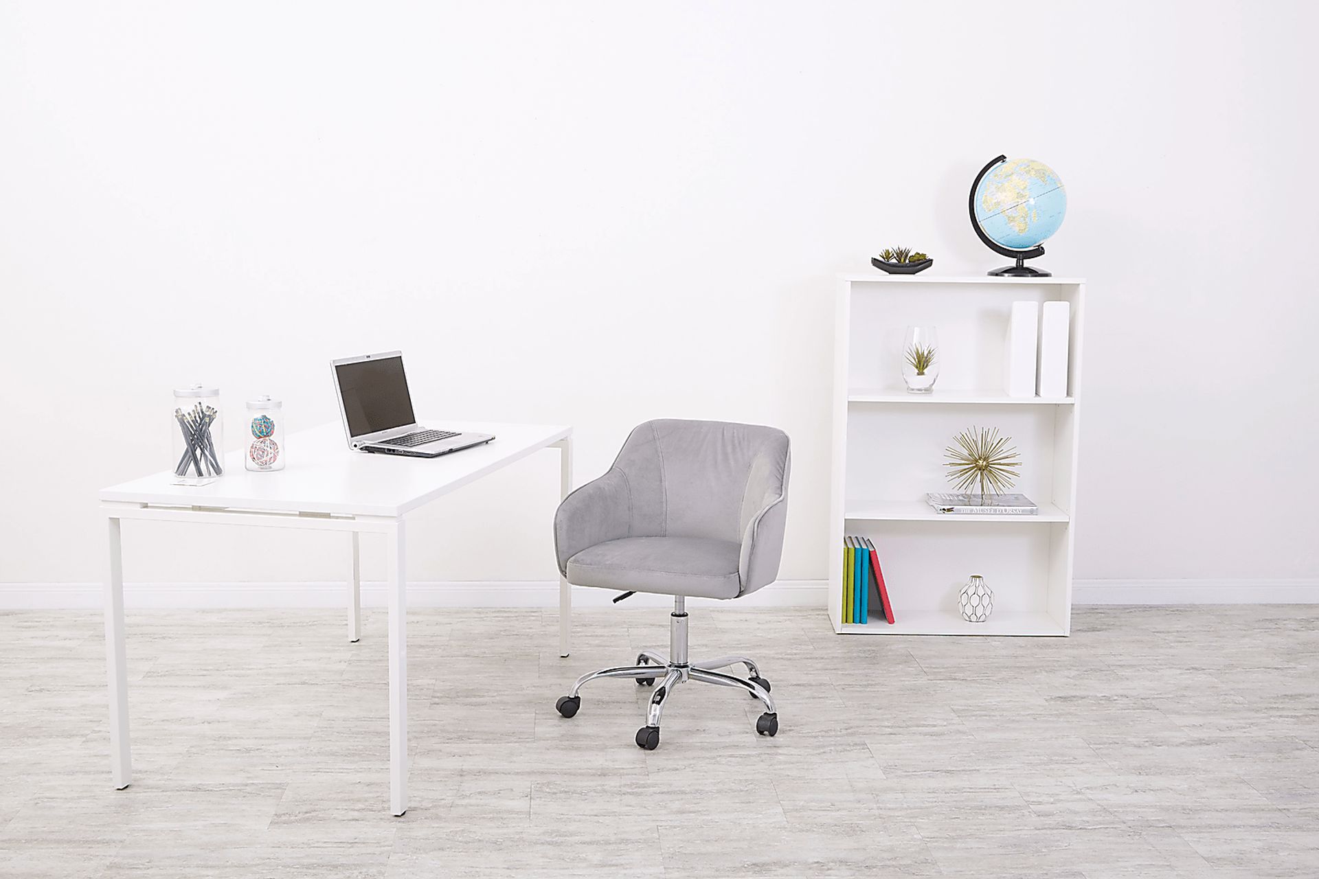 Nikitta Gray Office Chair - Image 7