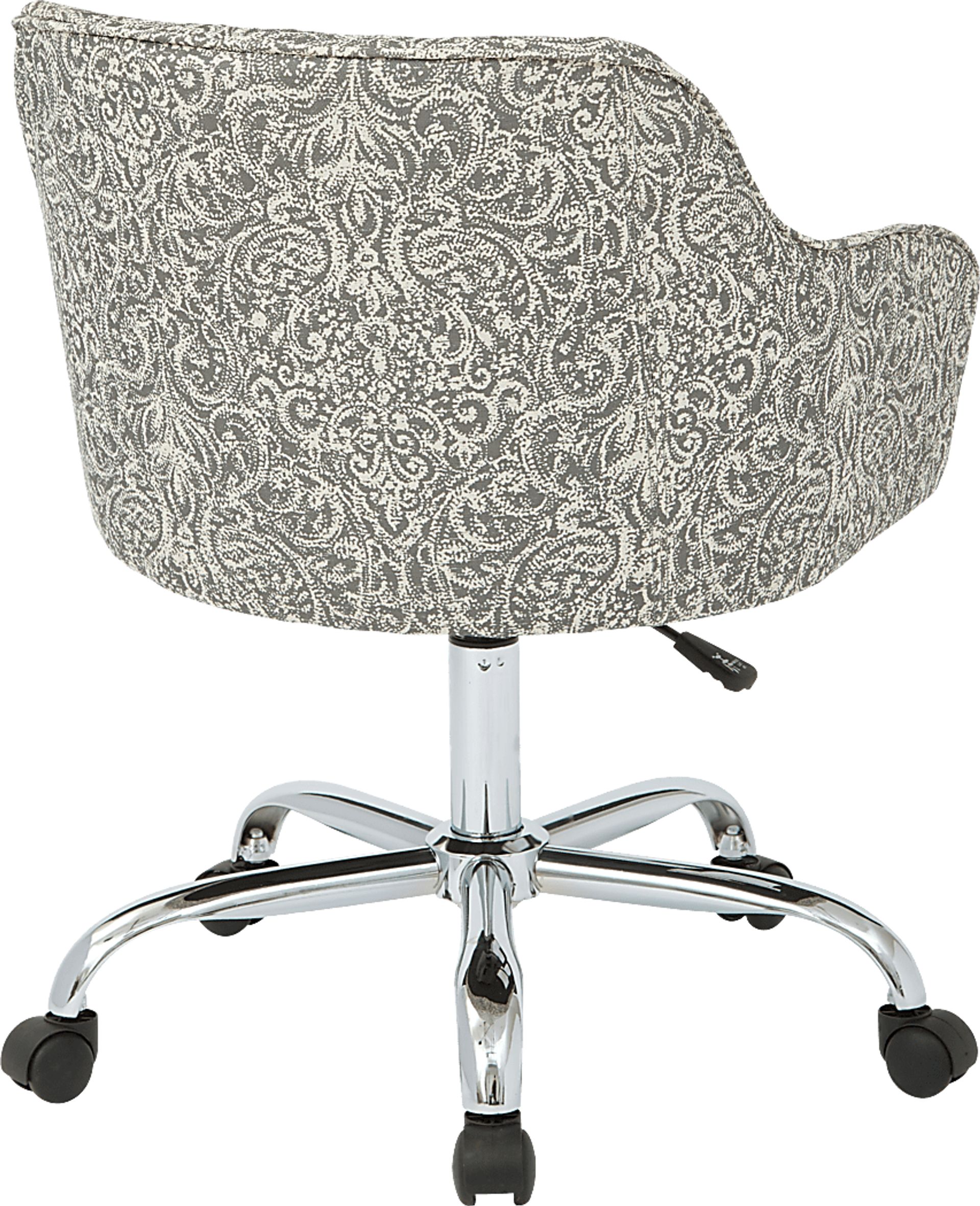 Nikitta Pewter Office Chair - Image 2