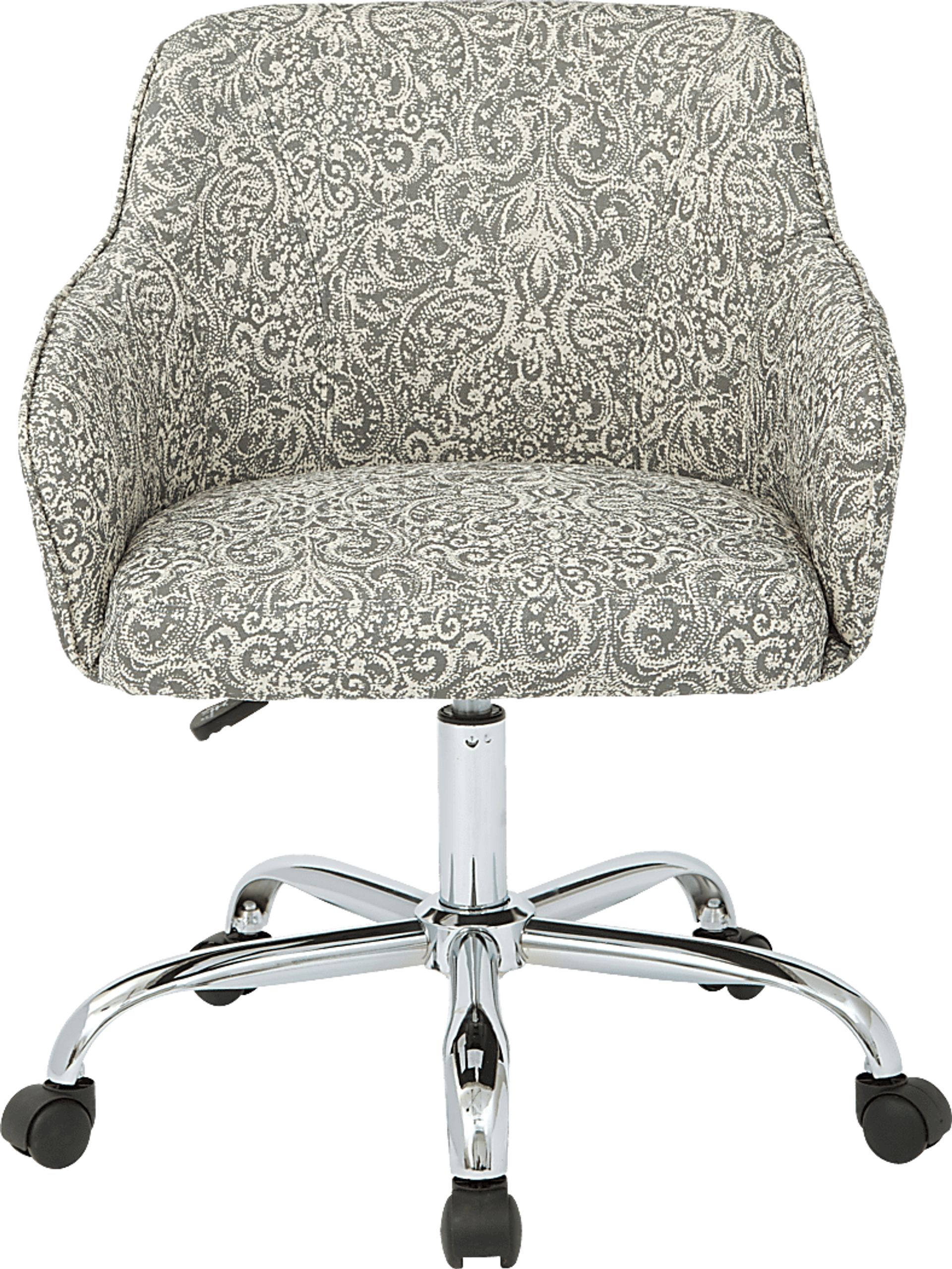 Nikitta Pewter Office Chair - Image 3