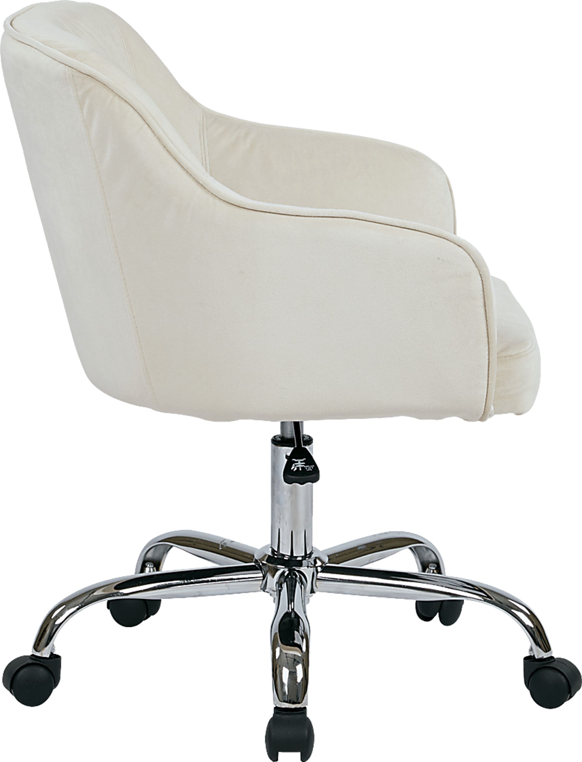 Nikitta White Office Chair - Image 4