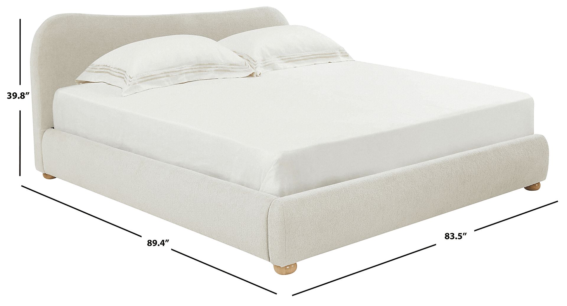 Nikket Taupe King Bed - Image 6
