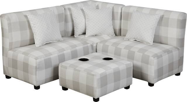Niko Gray Toddler Sectional - Thumbnail - Image 1