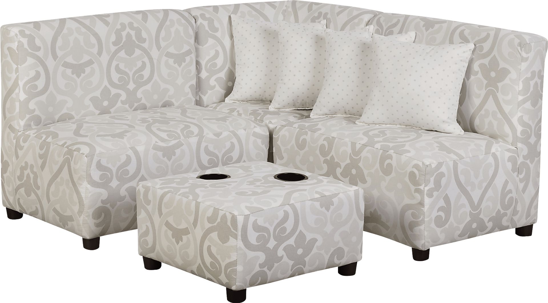 Niko Light Gray Toddler Sectional - Image 1