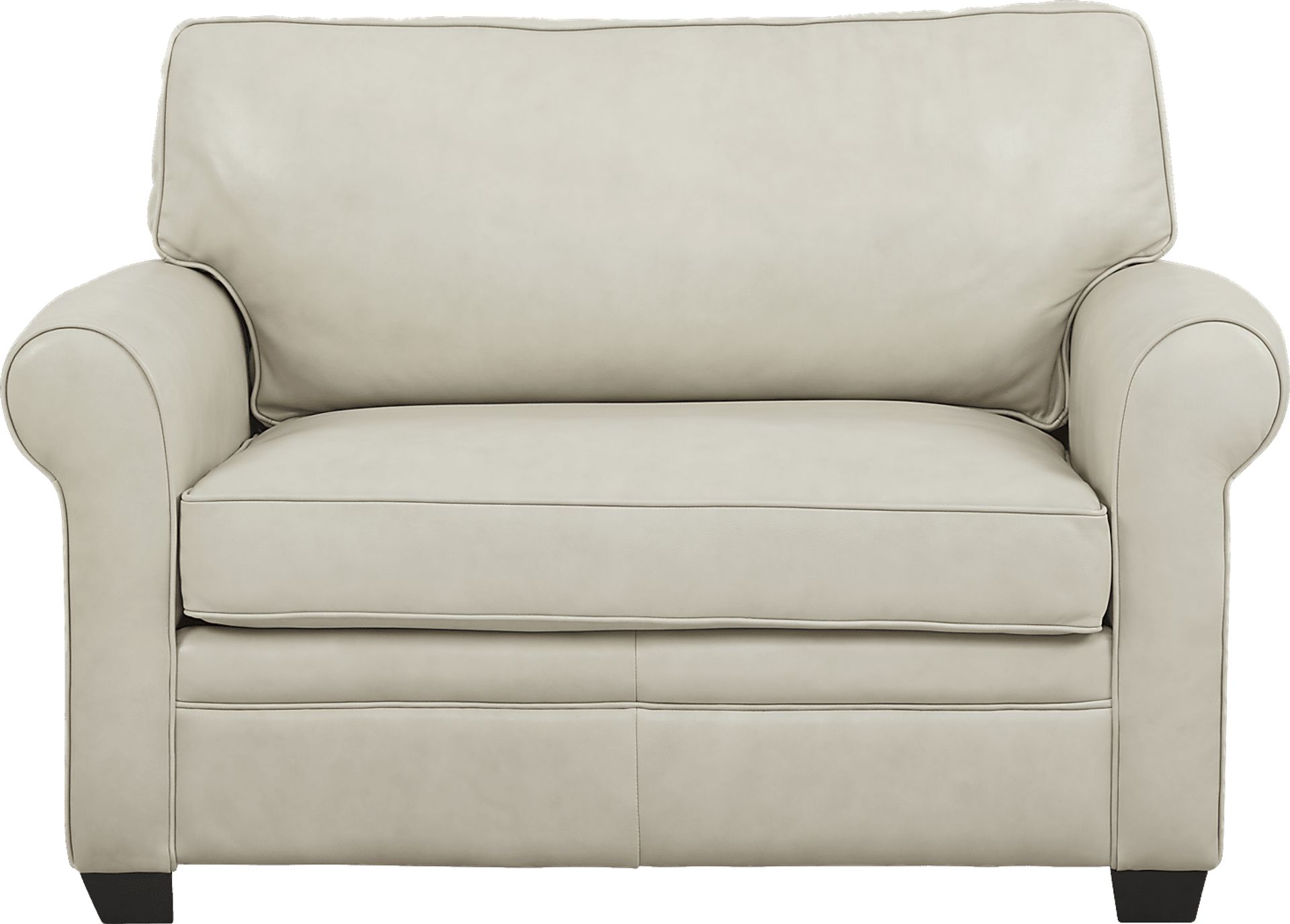 Nikola Place Pearl Leather Sleeper Chair - Image 2