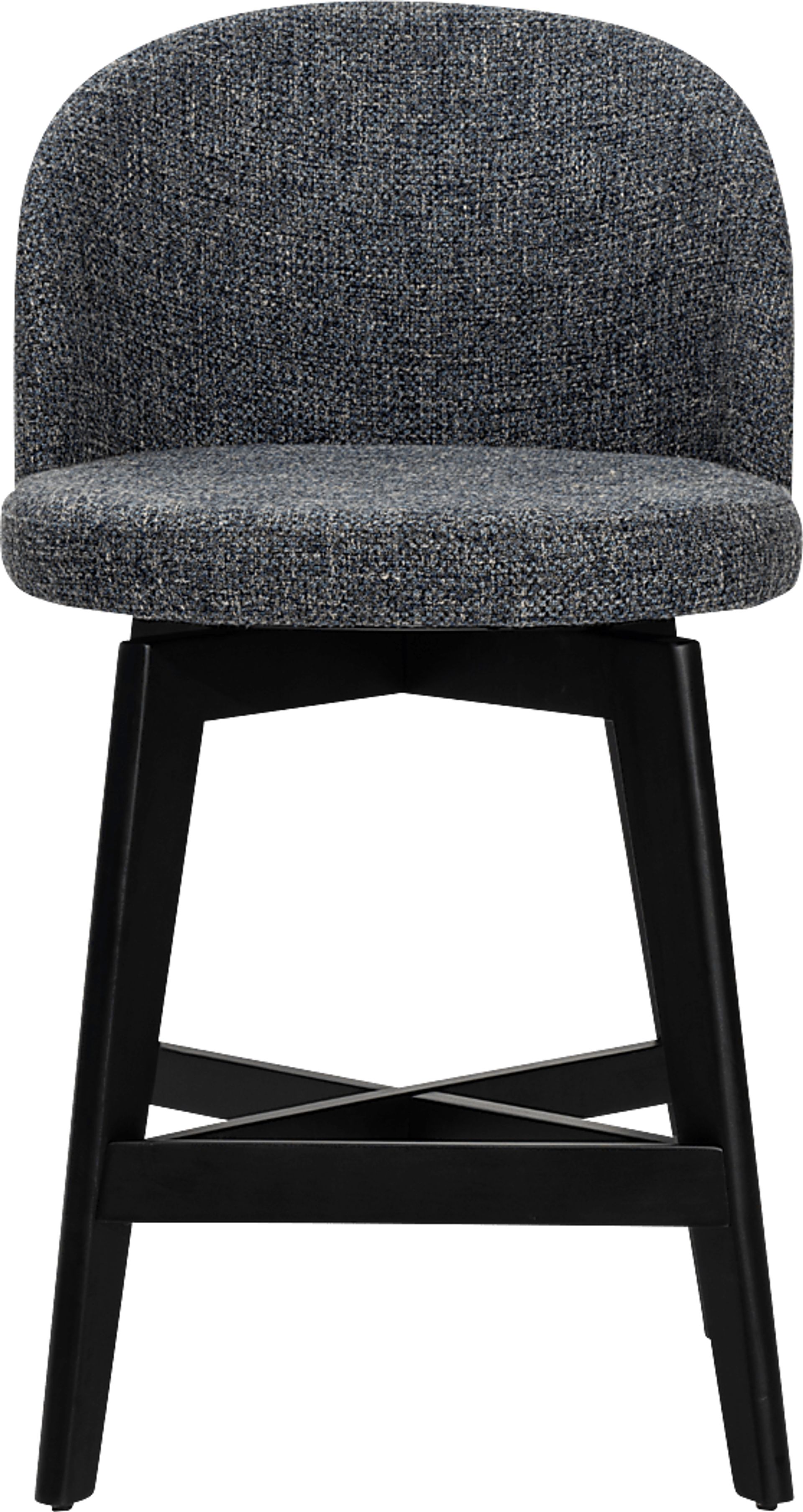 Nilesh Blue Counter Height Stool, Set of 2 - Image 4