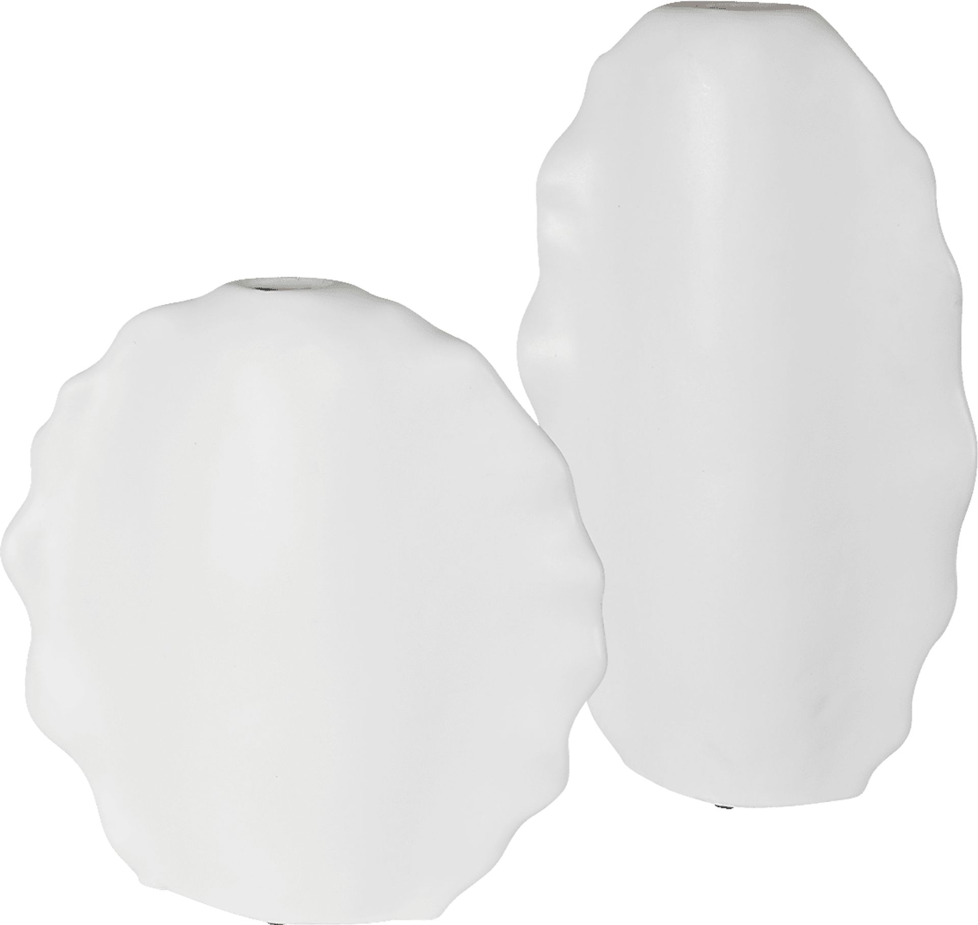 Nilima White Outdoor Vase, Set of 2 - Image 3