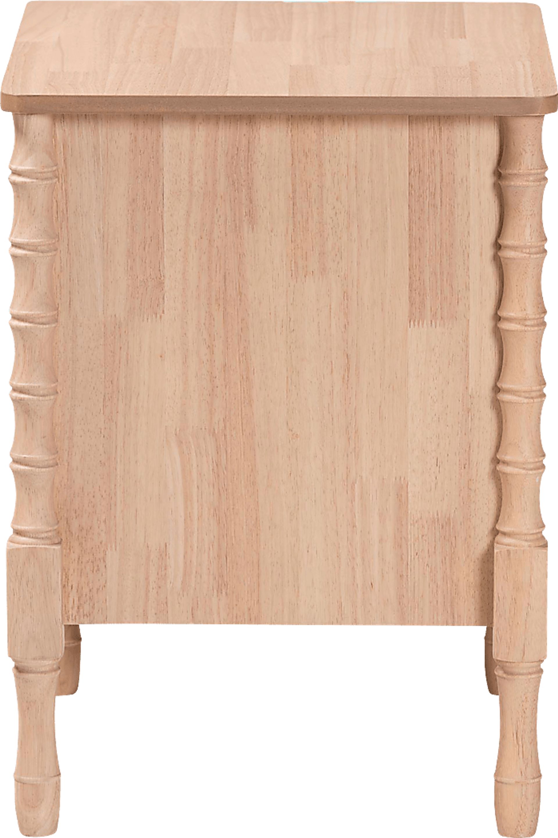 Niloya Light Brown Nightstand - Image 4