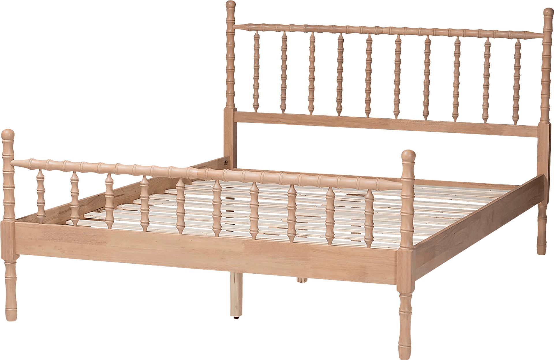 Niloya Light Brown Queen Bed - Image 5