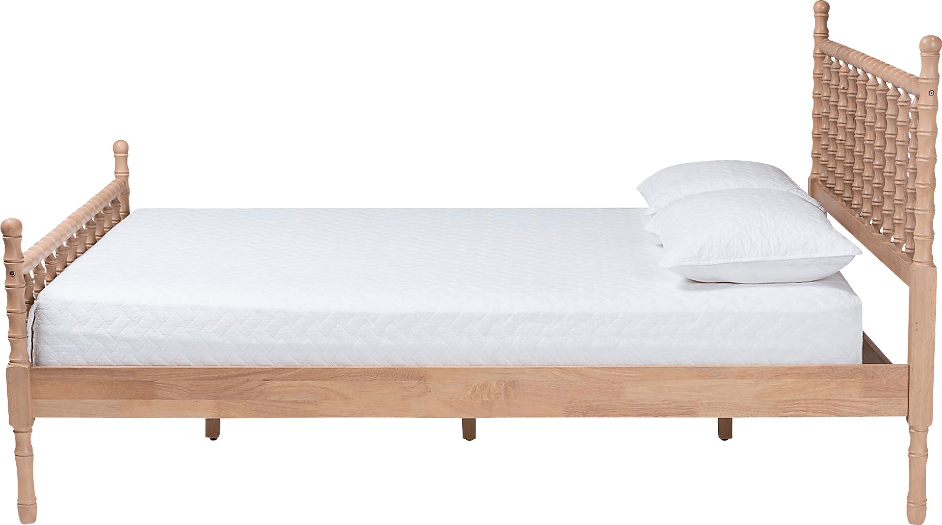 Niloya Light Brown Queen Bed - Image 6