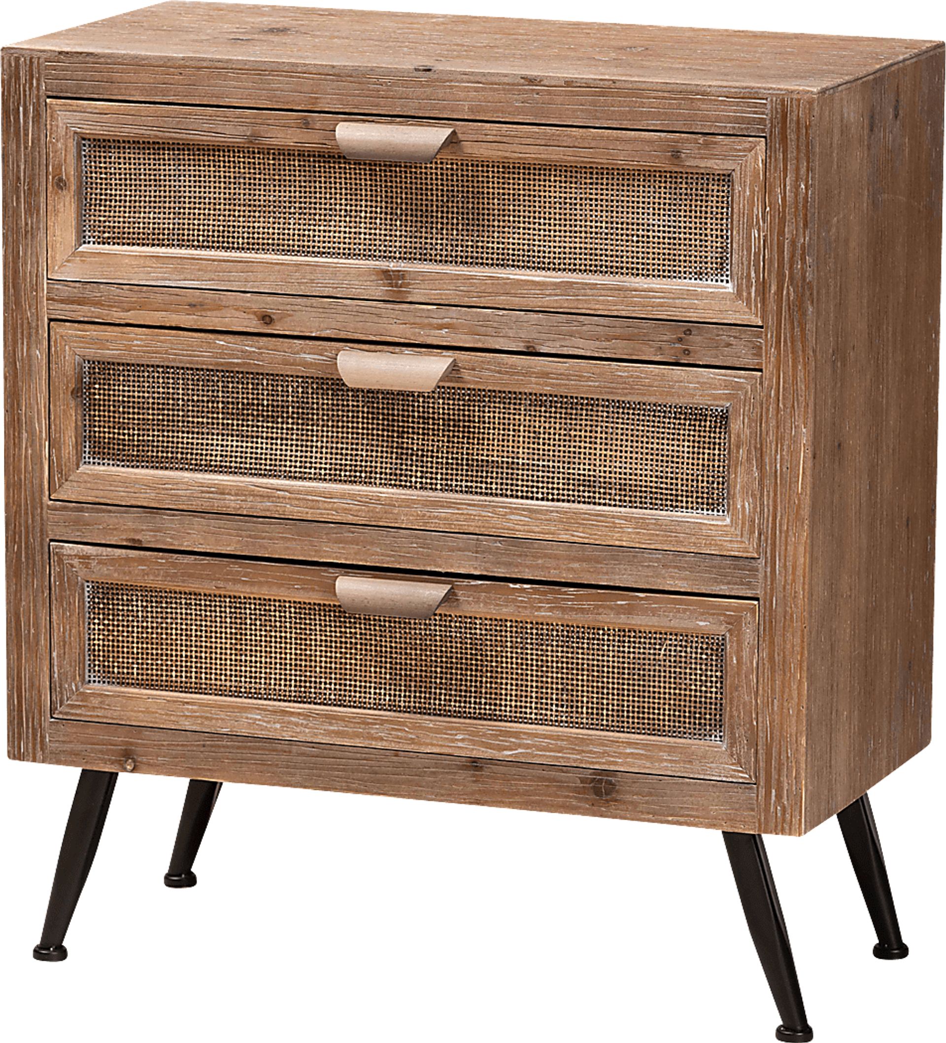 Nilton Brown Accent Cabinet - Image 1