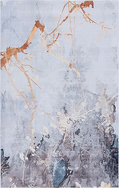 Nilveth Gray/Multi 6' x 9' Rug