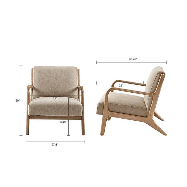 Nimblewill Beige Accent Chair - Thumbnail - Image 5