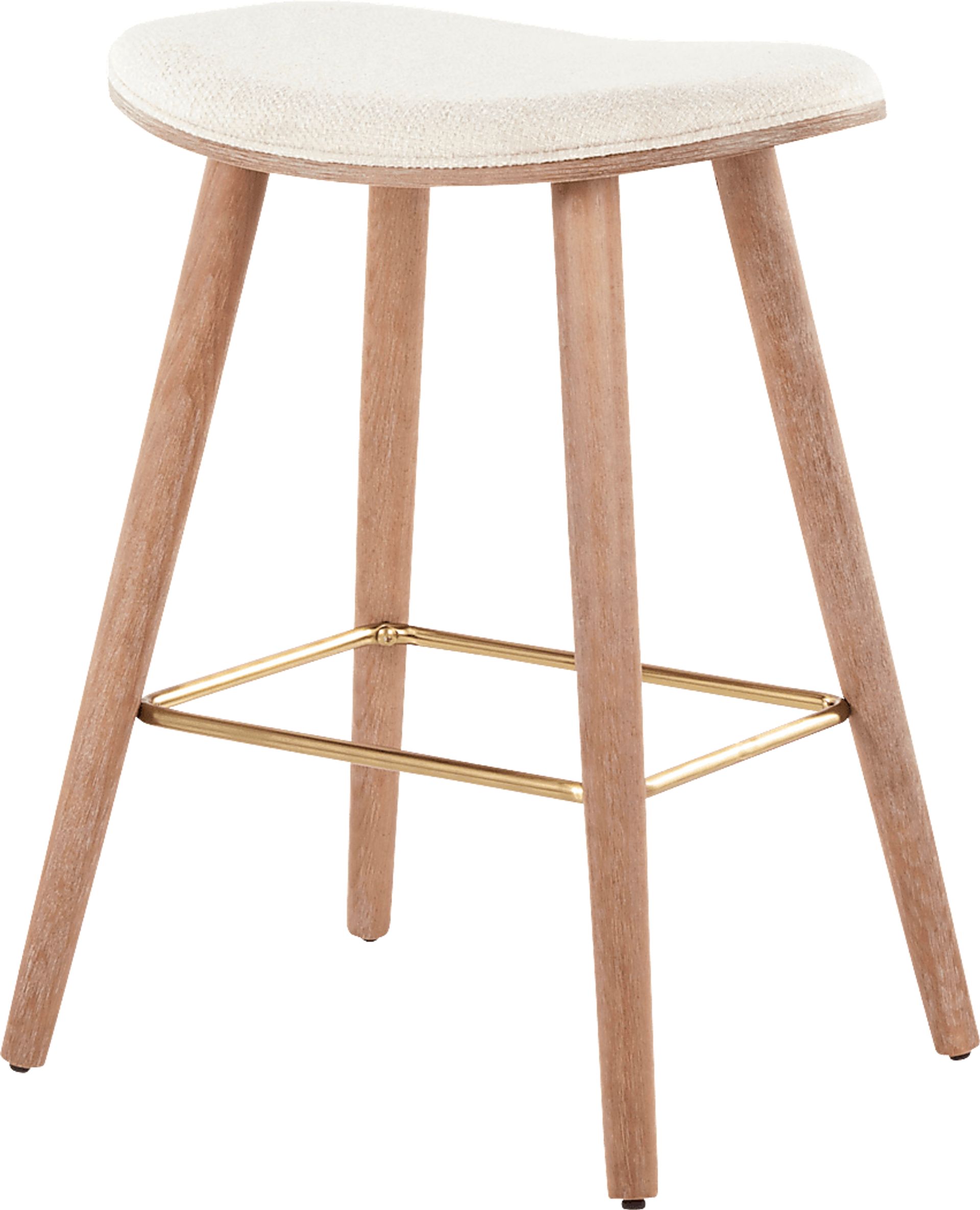 Nimblewill Beige Counter Height Stool, Set of 2 - Image 4