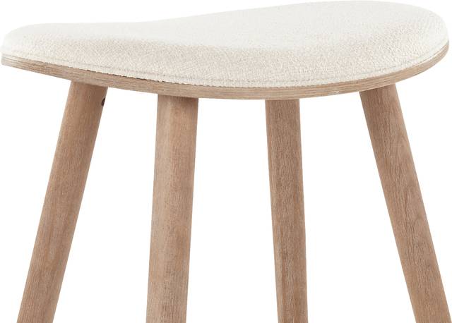 Nimblewill Beige Counter Height Stool, Set of 2 - Thumbnail - Image 5