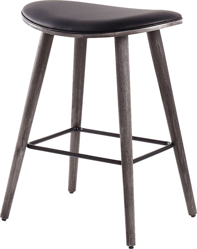Nimblewill Black Counter Height Stool, Set of 2 - Thumbnail - Image 4