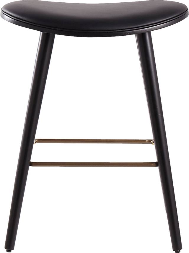 Nimblewill Black Gold Counter Height Stool, Set of 2 - Thumbnail - Image 5