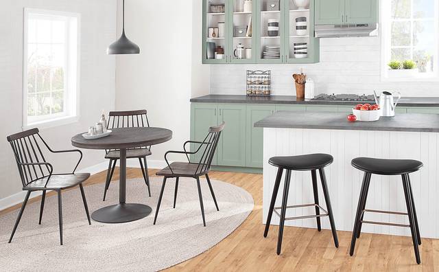 Nimblewill Black Gold Counter Height Stool, Set of 2 - Thumbnail - Image 8