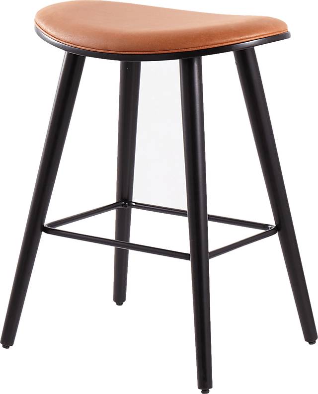 Nimblewill Camel Counter Height Stool, Set of 2 - Thumbnail - Image 4
