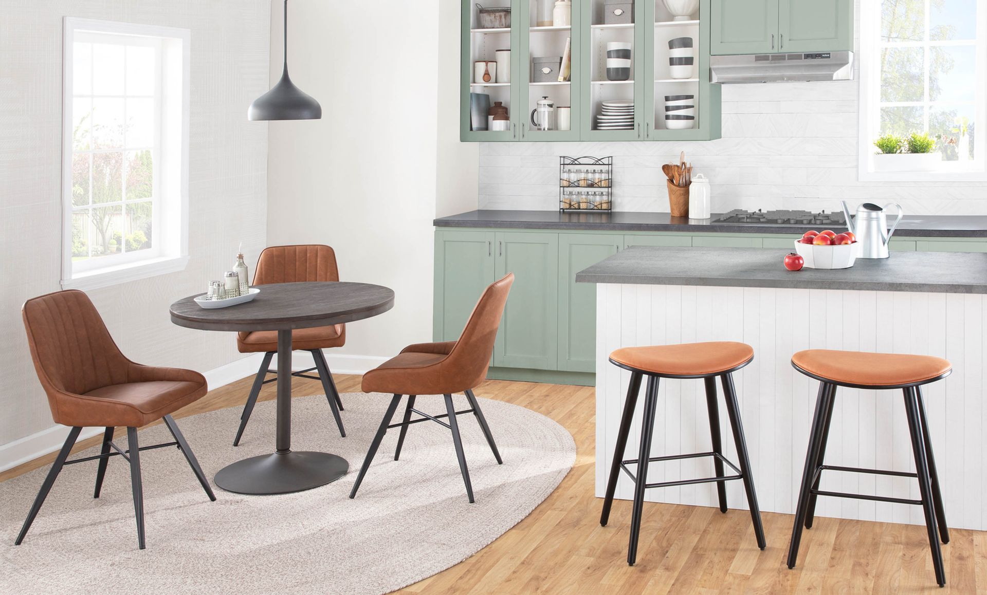 Nimblewill Camel Counter Height Stool, Set of 2 - Image 9